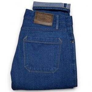 NWOT Freenote Cloth Rios Japanese Selvedge 12oz Slim Straight Blue Jeans W32 L30